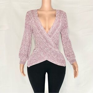 Express Lavender Knit Sweater